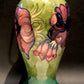 Moorcroft, Anemone, Lamp, Electric, Art Pottery, Ceramic, Table Lamp, Vintage, Floral, Made in England