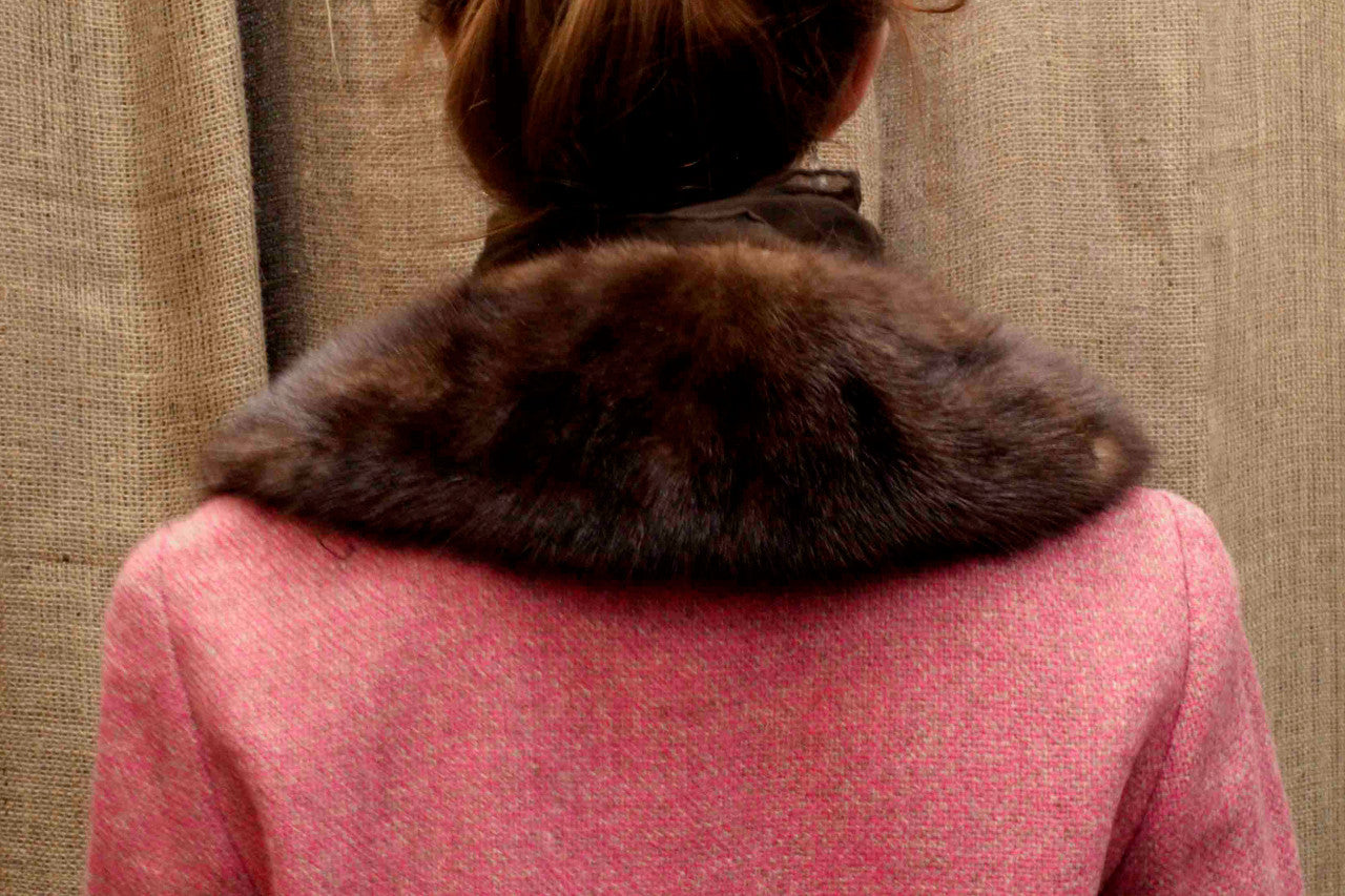 Vintage fur collar