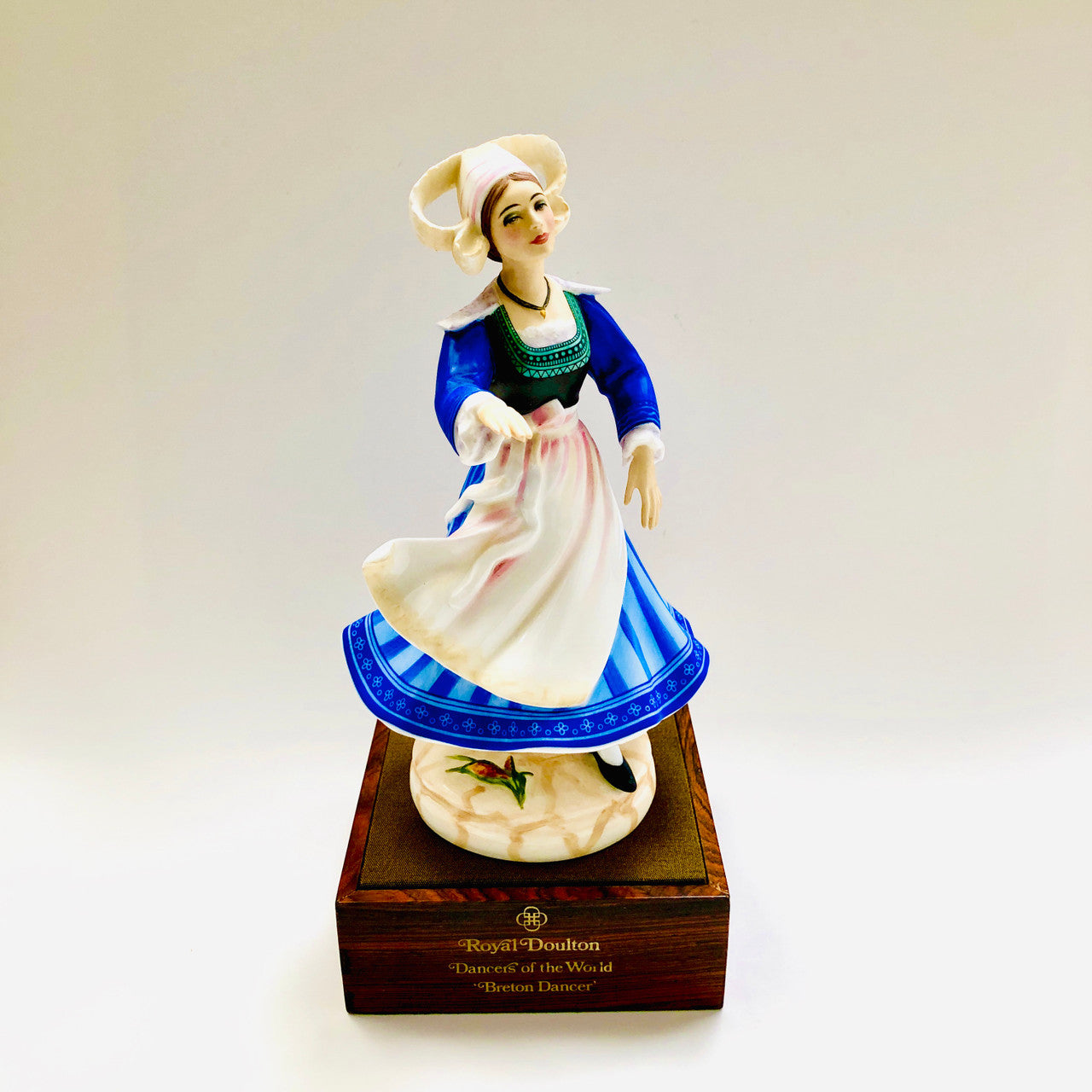 Royal Doulton, Dancers of the World, Breton Dancer, Brittany, HN 2383, Figurine, Ceramic, Limited Edition, 1981, Peggy Davies, with Certificate