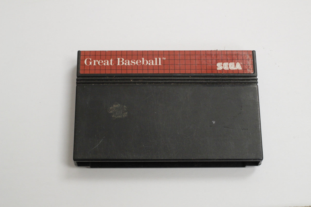 Sega Master "Great Baseball" vintage video game cartridge.

In good condition and in working order.

TY65817