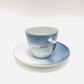 B & G, Bing and Grondahl, Seagull, Bird, Flying, Cup and Saucer, Tea Cup, Blue, White, Vintage