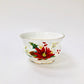 Royal Albert, England, Christmas, Xmas, Poinsettia, Yuletide, Cream, Sugar, Tray Set, Fine Bone China, Ceramic, Vintage, Gold, Steampunk