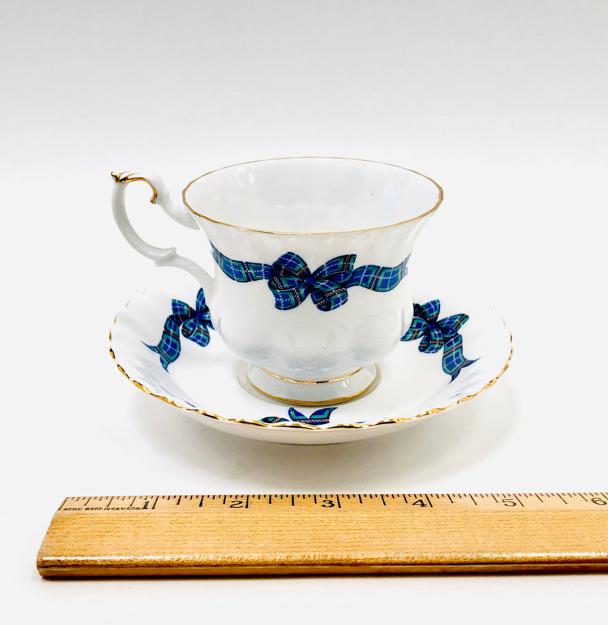 Royal Albert, Nova Scotia, Tartan, Montrose, Cup, Saucer, Teacup, Vintage, Steampunk