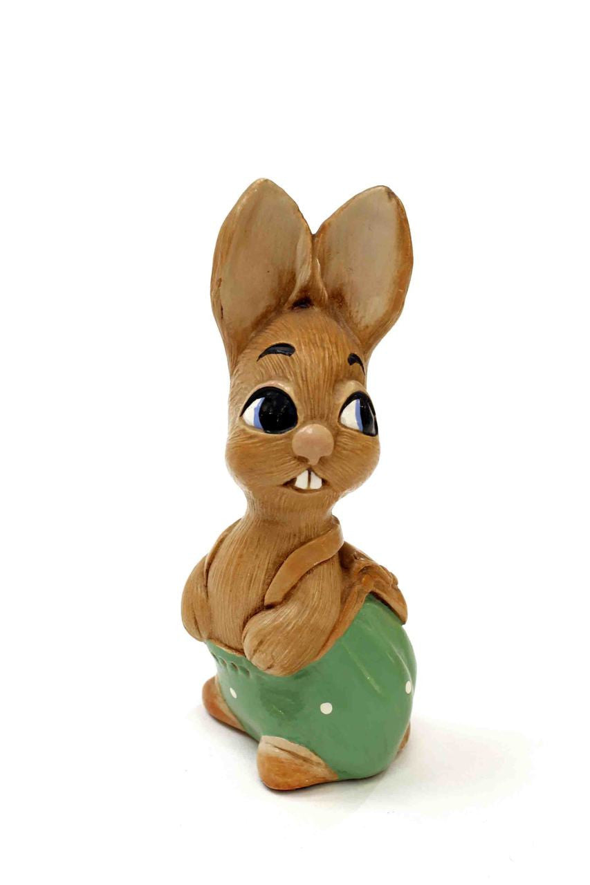 Vintage Pendelfin rabbit figurine, Robert with Satchel