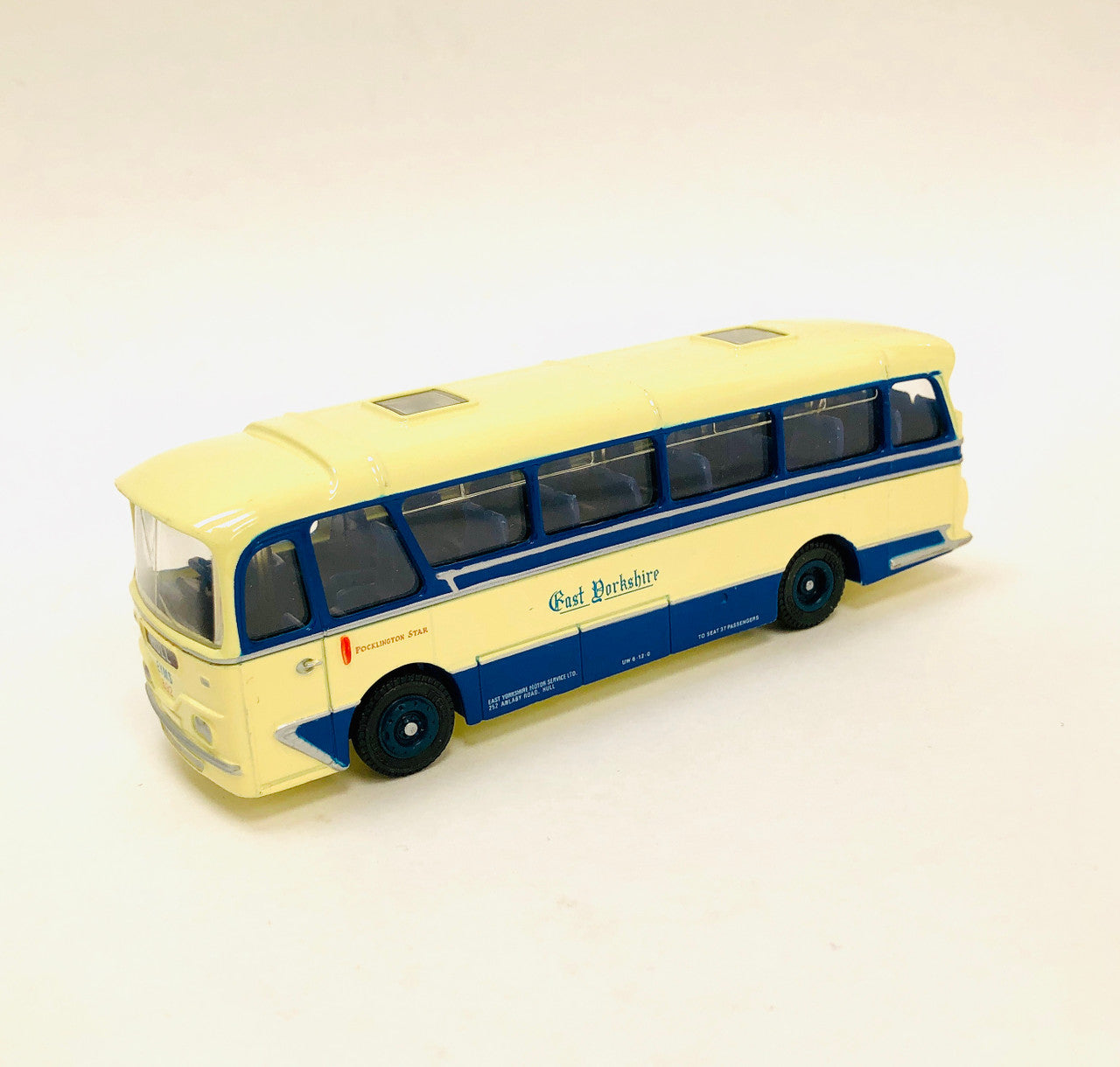 Gilbow, Exclusive First Editions, British Bus, Pocklington Star, East Yorkshire, Cavalier Coach, 12102, Cream, Blue