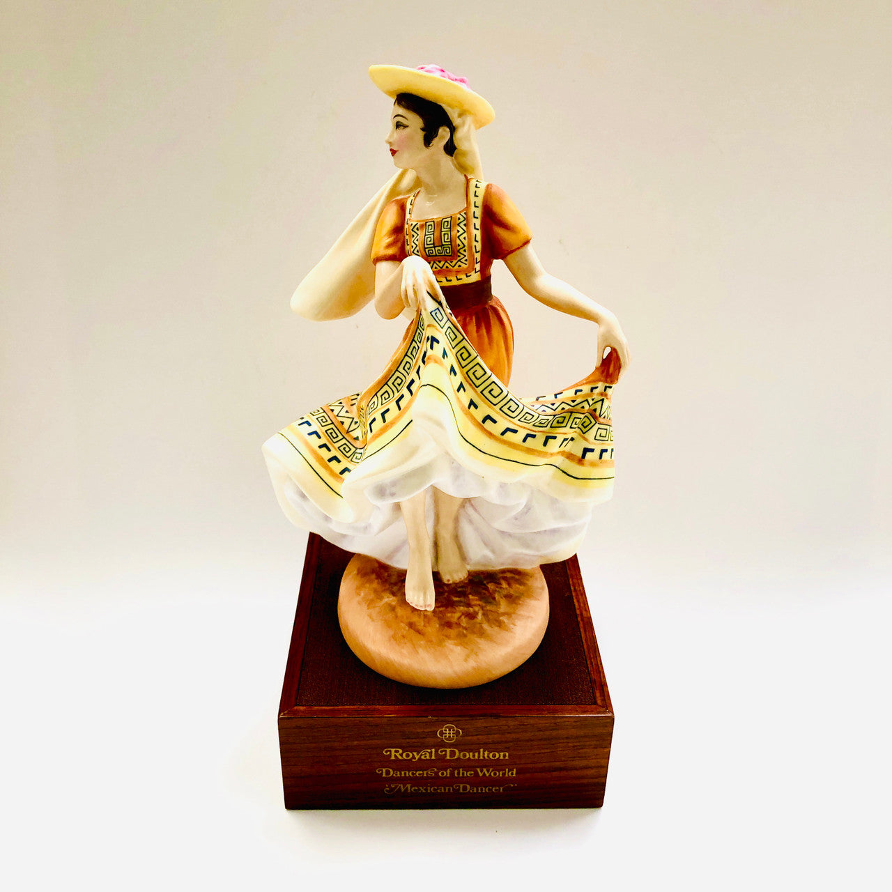 Royal Doulton, Dancers of the World, Mexican Dancer, Mexico, HN 2866, Figurine, Ceramic, Limited Edition, 1979, Peggy Davies, with Certificate