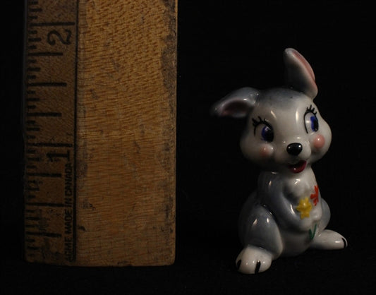 Wade, Whimsies, Walt Disney, Thumper, Rabbit, Bambi, ceramic, figurine, vintage, Whimsey