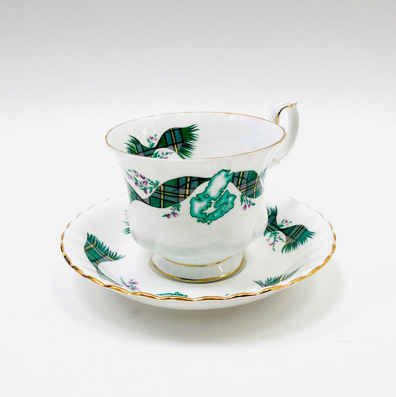 Royal Albert, Cape Breton, Island, Montrose, Cup, Saucer, Teacup, Vintage, Steampunk