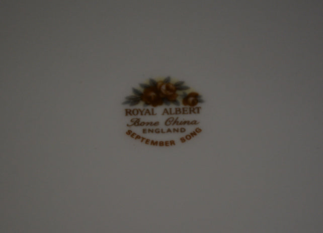 Royal Albert, September Song,Vintage, Cake Plate