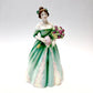 Royal Doulton, Happy Birthday, HN3660, Figurine, Vintage, England, Green, Roses, Lady