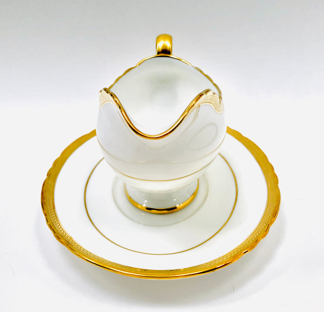 Aynsley, Elizabeth, Gold Encrusted, Laurel, Gravy, Boat, Liner, Fine Bone China, Vintage, Steampunk