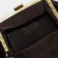 Hand Bag, Vintage, Shirred, Brown Gold, Hand Bag, Gorwood,  Purse, Reticule