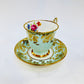 Paragon, Light Blue, Gold, Demitasse, Cup, Saucer, Cup and Saucer, Vintage, Fine Bone China, England, Double Warrant,
