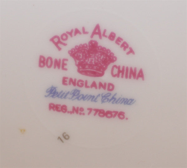Royal Albert, Petit Point, Relish, Dish, Gold Trimmed, Fine, bone, China, Vintage, England