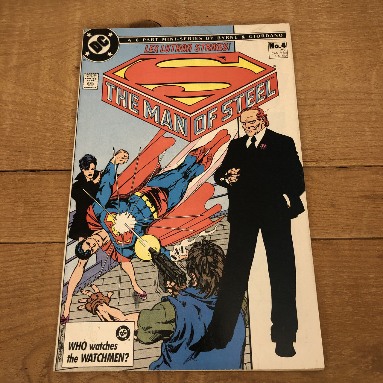 DC Superman The Man of Steel Lex Luthor Strikes! No4  Nov 1986 CB46337