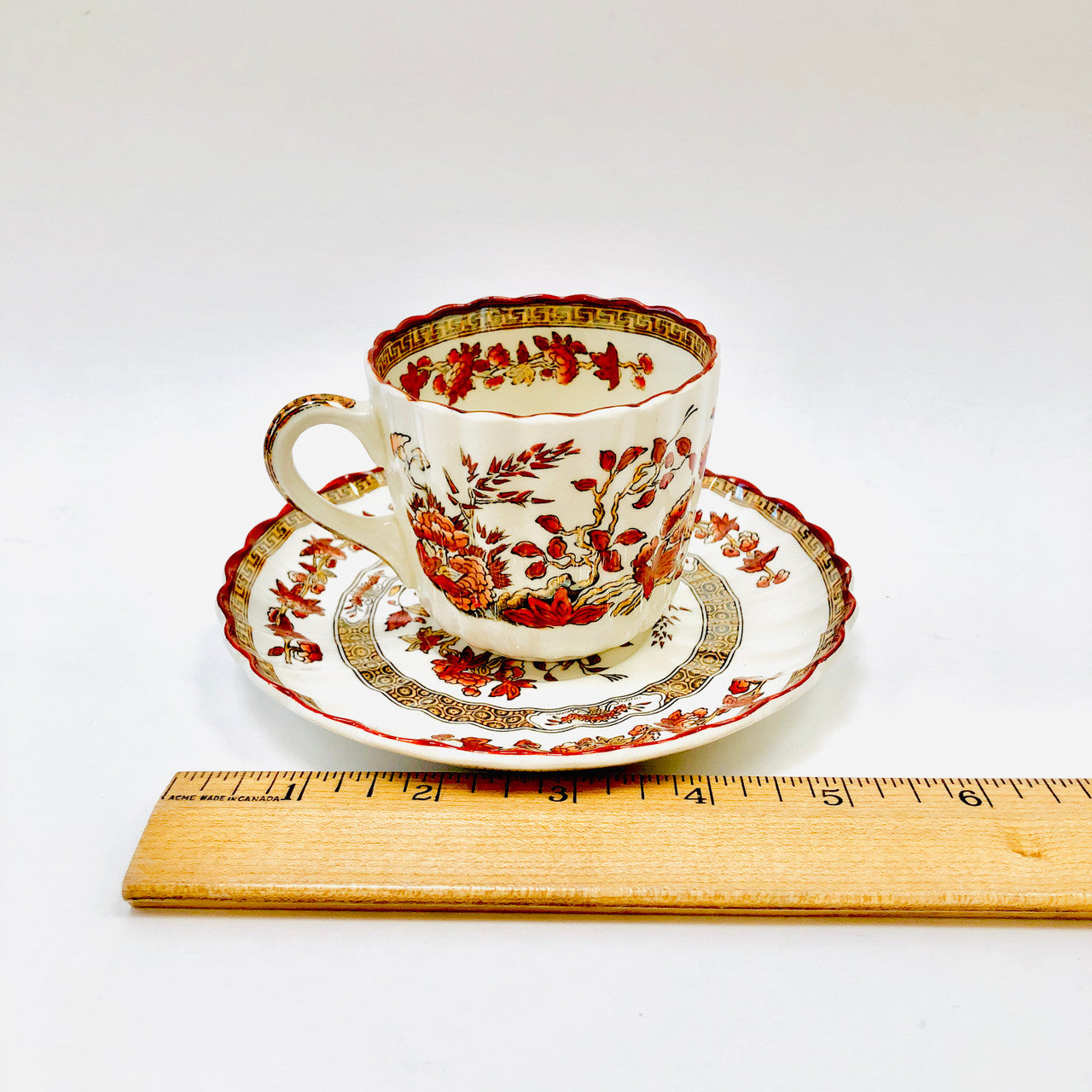 Spode Copeland India Tree Cup and Saucer, Teacup and Saucer, Tea cup and Saucer, Vintage, Antique