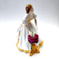 Royal Doulton, Happy Birthday, HN3095, HN 3095, Figurine, Vintage, England, Pauline Parsons, Lady, Yellow, Handpainted, Hand Painted