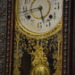 Antique, Pressed Wood, Gingerbread Clock, Clock, ~1900