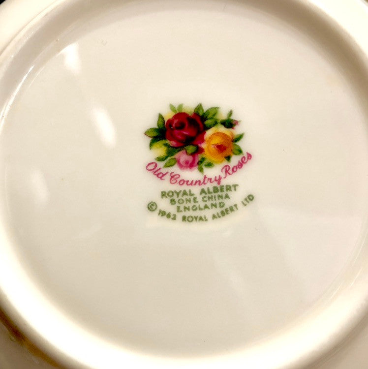 Royal Albert, Old Country Roses, Bowl, Soup, Coupe, Vintage, Red, Roses, England,  Steampunk