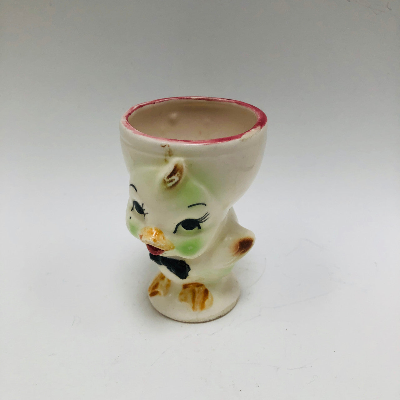 Ceramic Barton Chick painted egg-cup