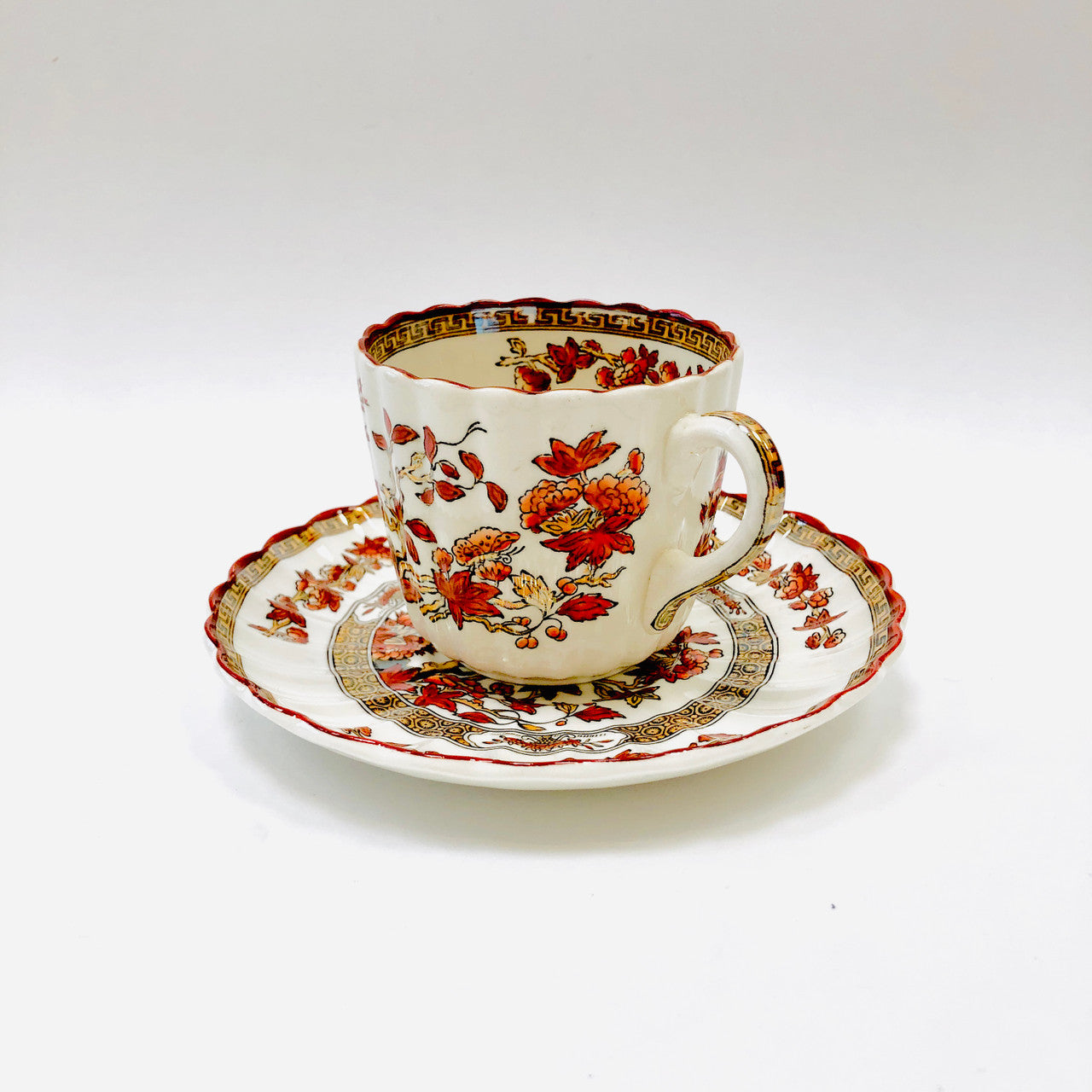 Spode Copeland India Tree Cup and Saucer, Teacup and Saucer, Tea cup and Saucer, Vintage, Antique