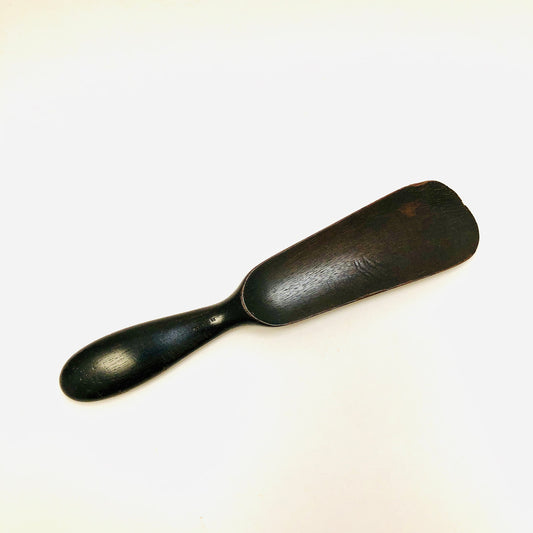 Vintage, Black Wood, Shoe Horn, Wood, Ebony