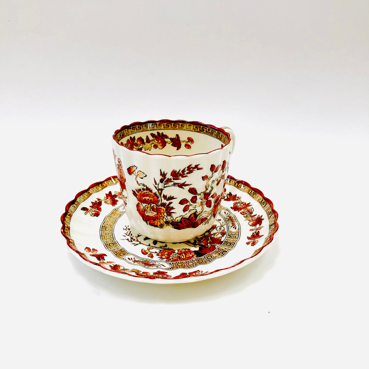 Spode Copeland India Tree Cup and Saucer, Teacup and Saucer, Tea cup and Saucer, Vintage, Antique