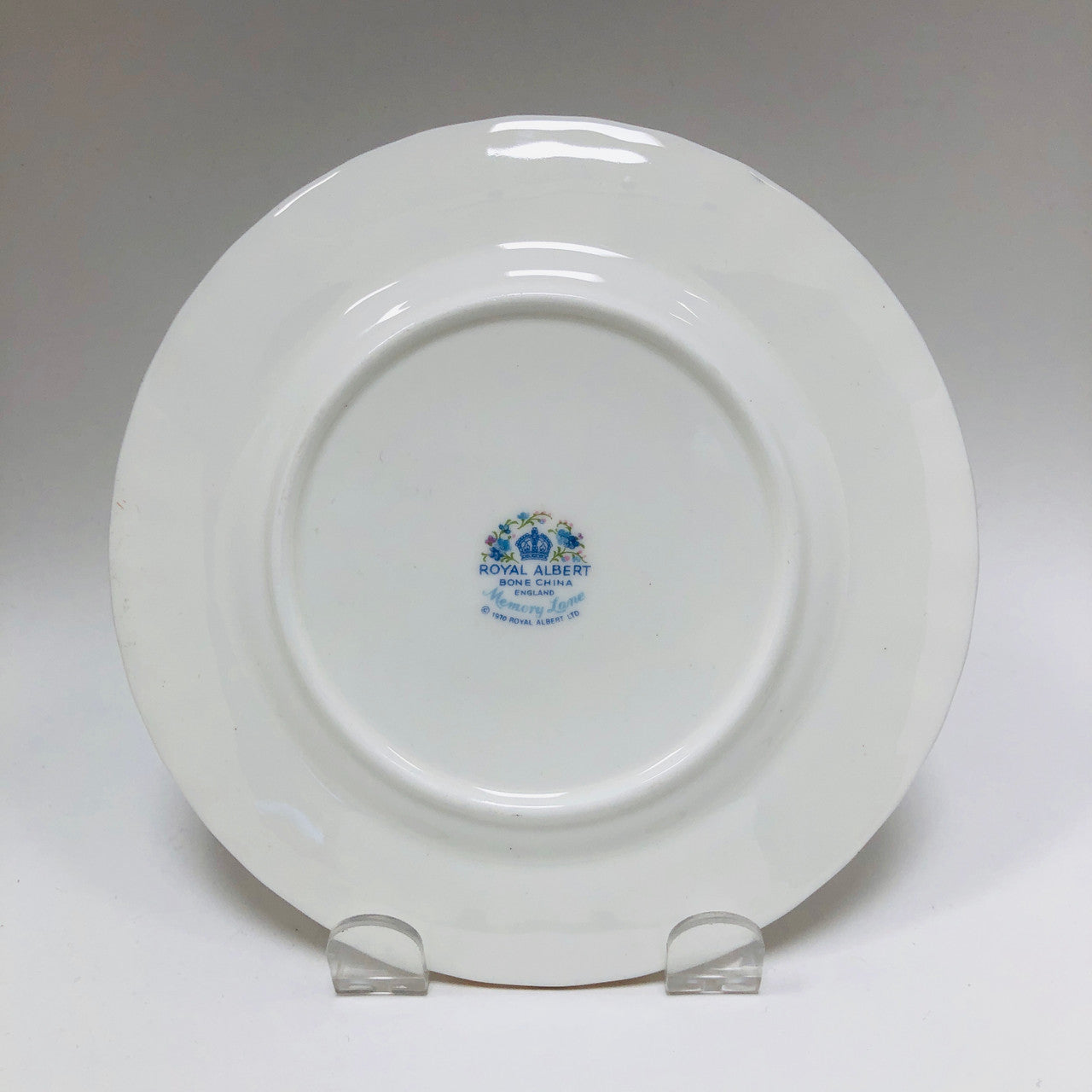 Royal Albert, Memory Lane, Bread and Butter, Plate, Handled, Vintage, England, Bone China, Steampunk