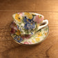 Rosina China, Bone China, Chintz, Vintage Miniature Cup and Saucer