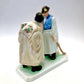 Herend, 5506, Figurine, Two Men, Gentlemen, Farewell, Handshake, Father and Son, Hungary, Porcelain, Vintage, Mid-Century,