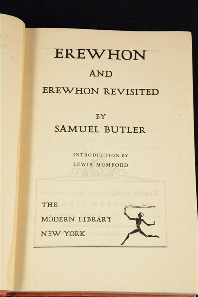 Erewhon and Erewhon Revisited,  Samuel Butler