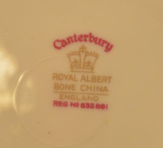 Royal Albert, Canterbury, Vintage, Plate, 7"